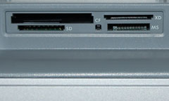 memory card slots on photo printer
